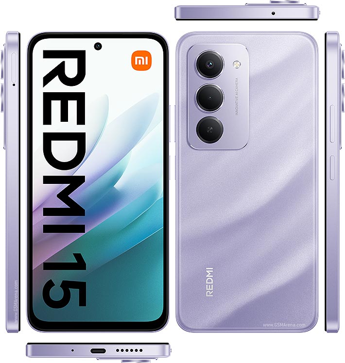 گوشی موبایل شیائومی مدل Redmi 15 4G دو سیم کارت ظرفیت 256 گیگابایت و رم 8 گیگابایت