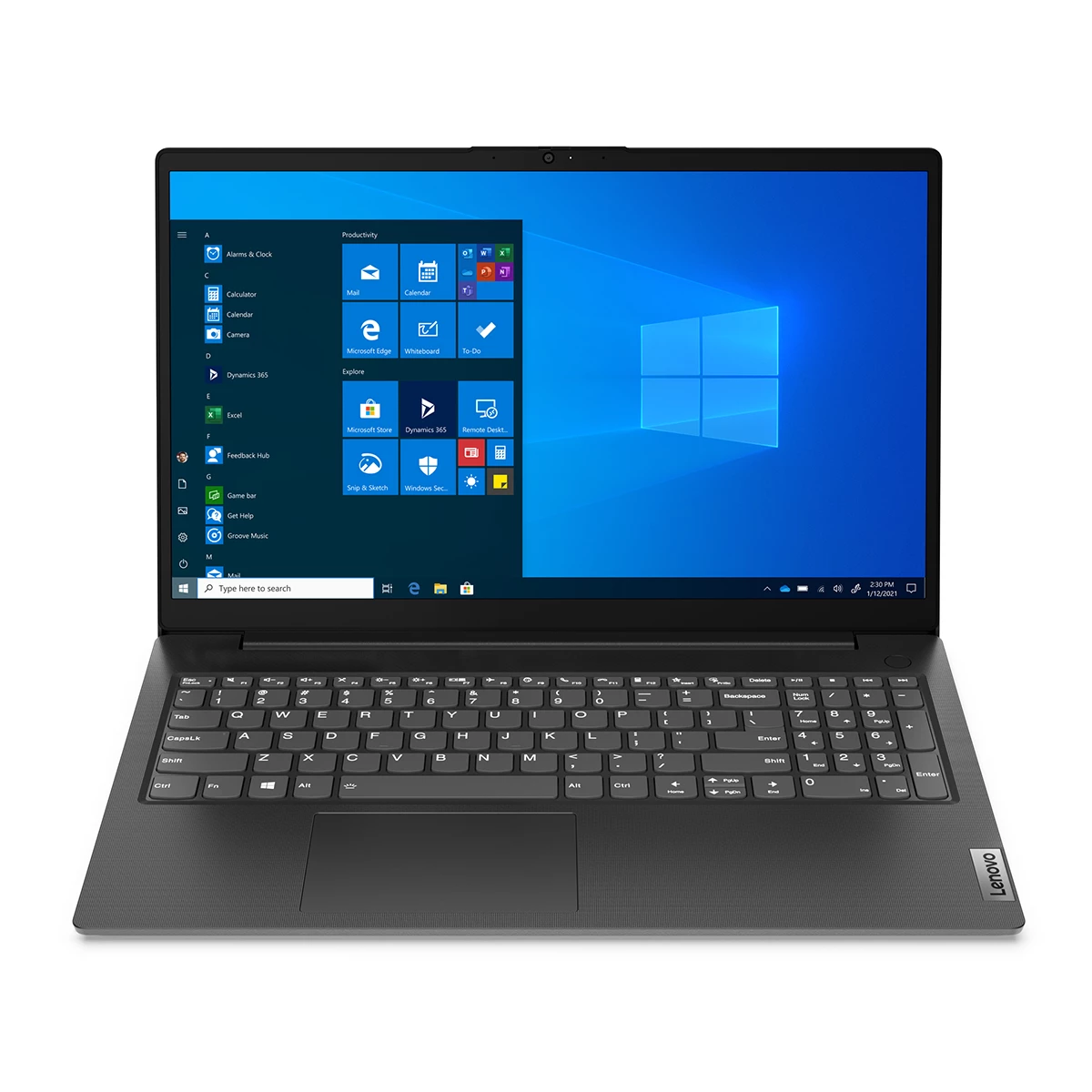 لپ تاپ لنوو مدل V15-G2-intel N4500 -4GB -256GB SSD-15.6"FHD